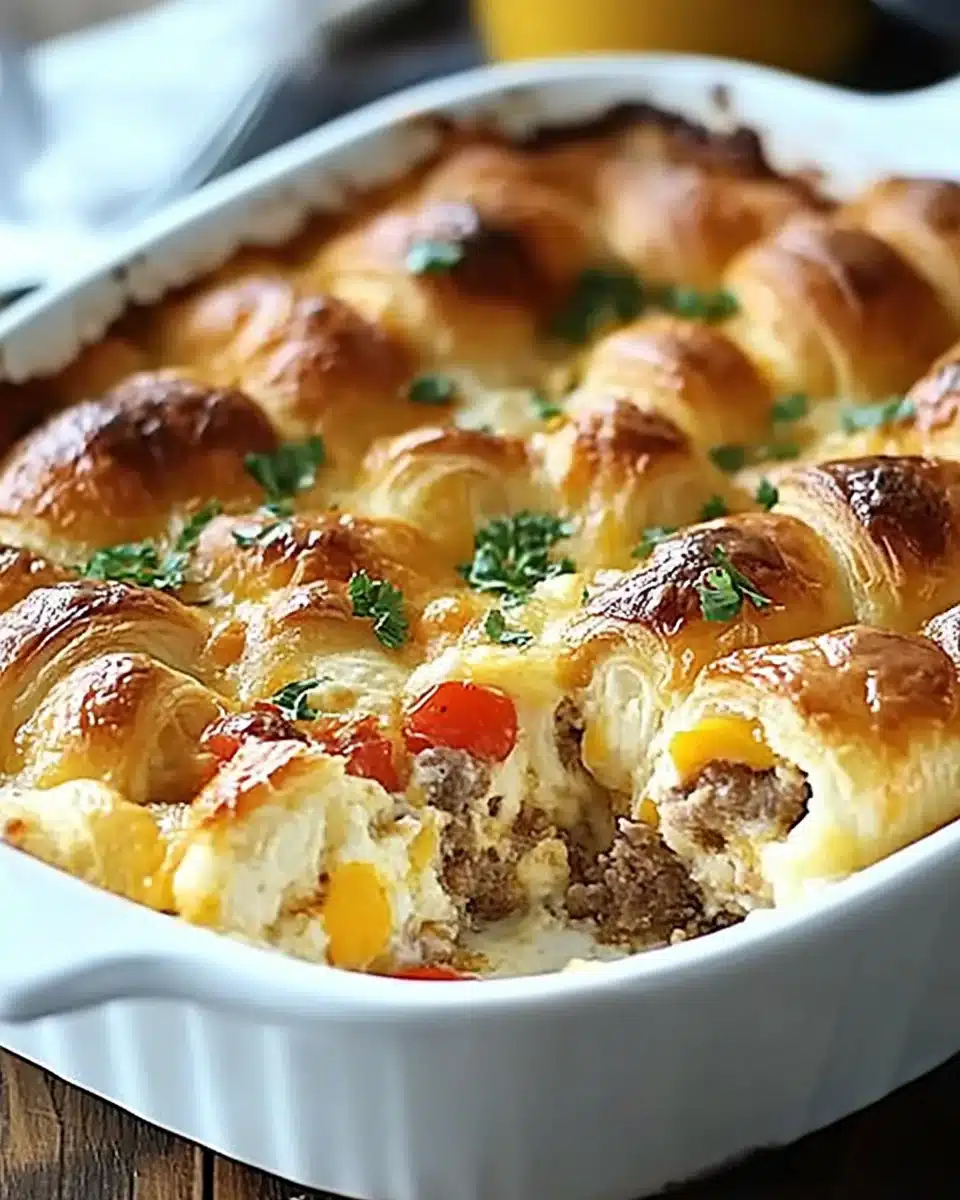 Overnight Croissant Breakfast Casserole to Delight Your Mornings