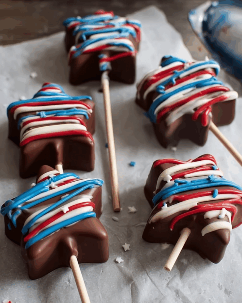 Patriotic Cheesecake Pops 2