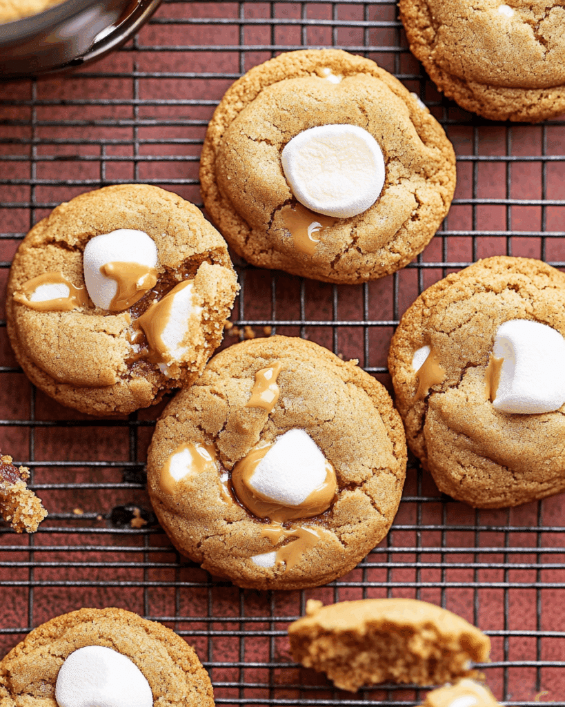 Peanut Butter Marshmallow Cookies 2