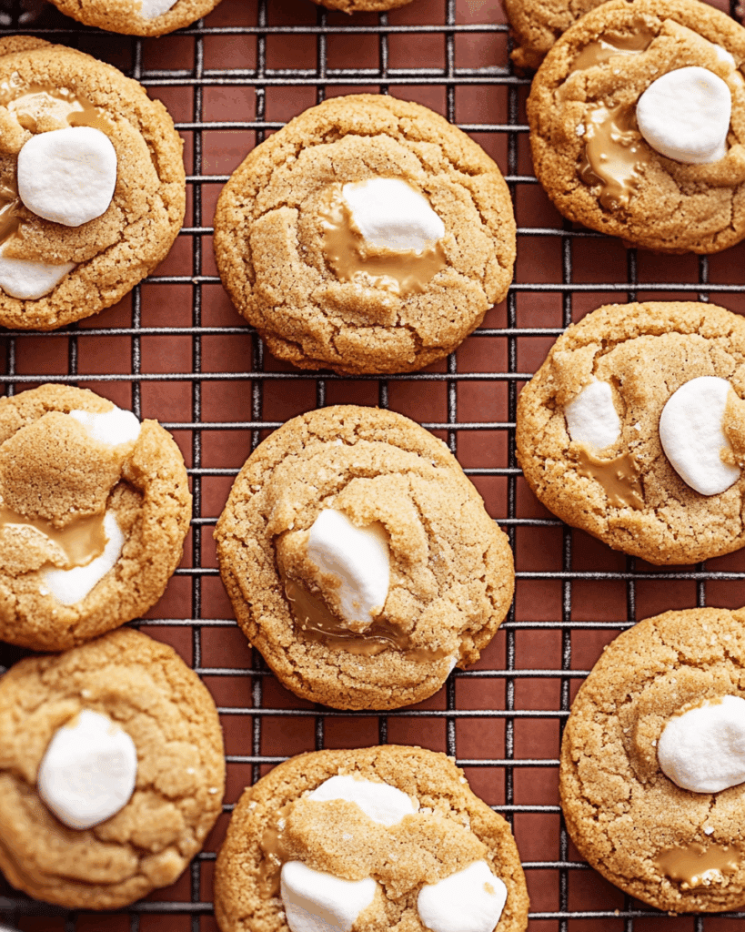 Peanut Butter Marshmallow Cookies 3