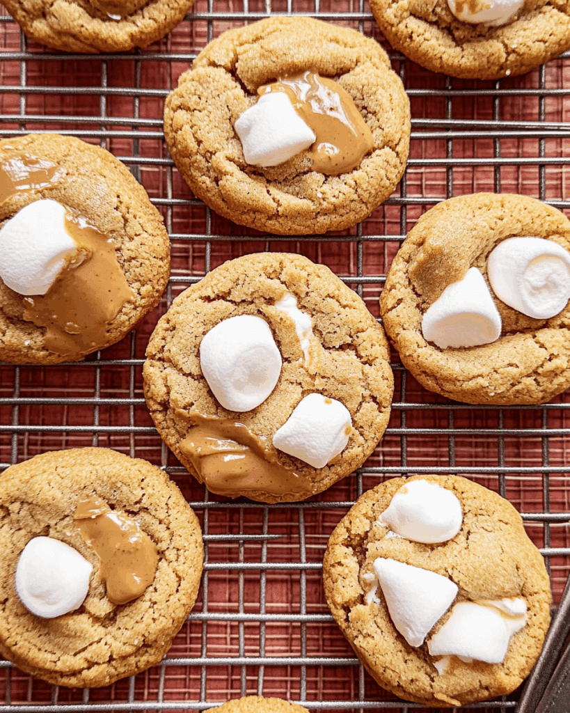 Peanut Butter Marshmallow Cookies