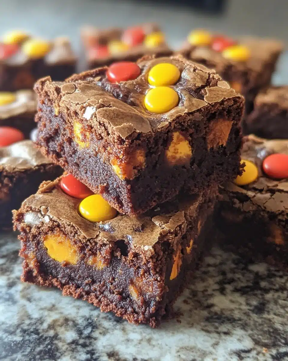 Peanut Butter REESE’S Pieces Brownies: Discover Your New Favorite Treat!