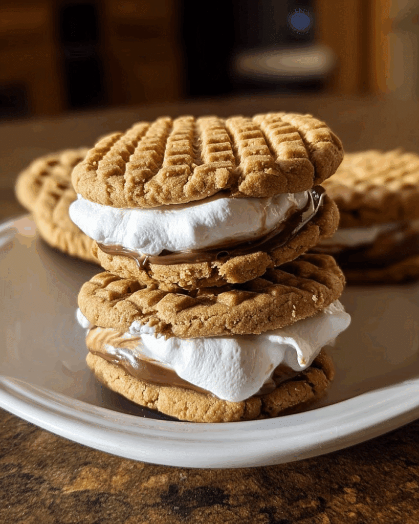 Peanut Butter Smores Sandwich Cookies 3