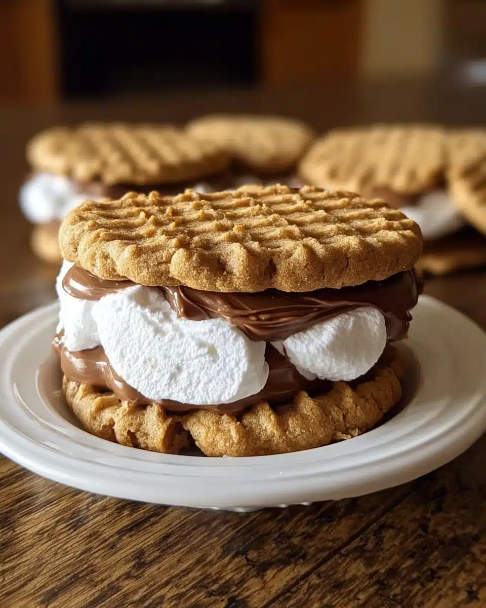 Peanut Butter S'mores Sandwich Cookies: A Must-Try Delight!