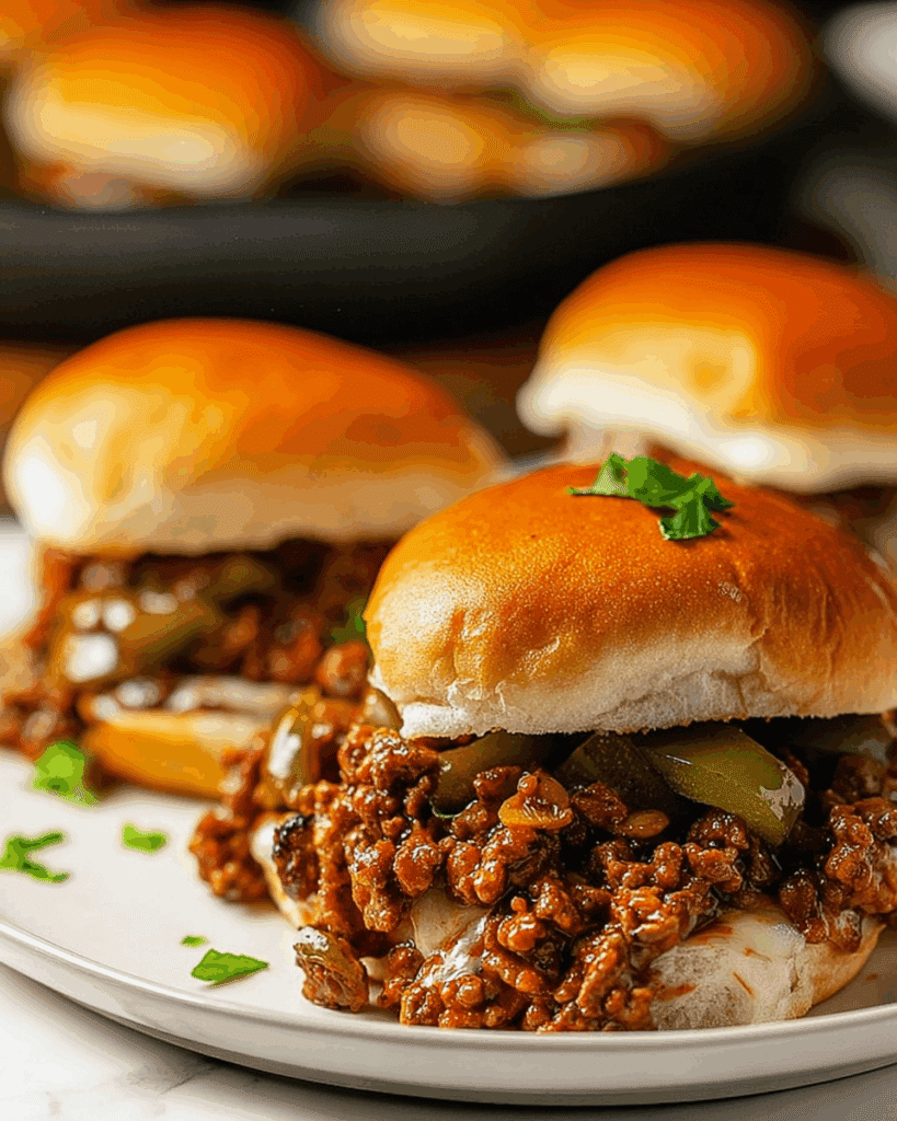 Philly Cheesesteak Sloppy Joes 2