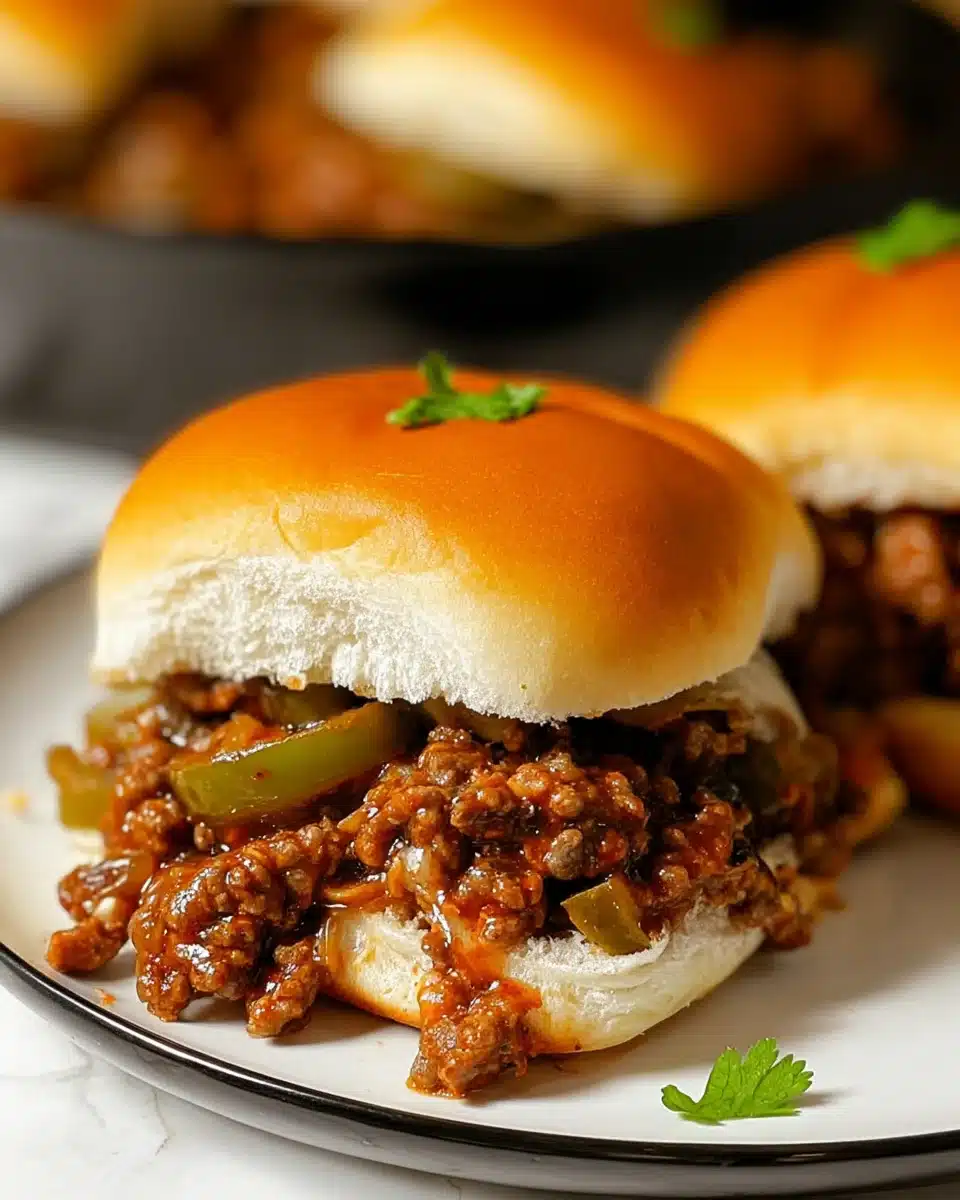 Philly Cheesesteak Sloppy Joes: Irresistible Dinner Delight!