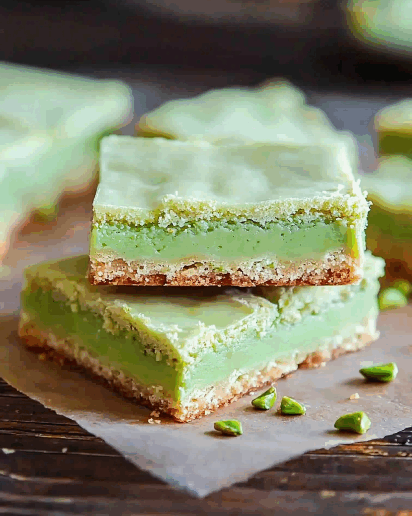 Pistachio Pudding Cookie Bars 2
