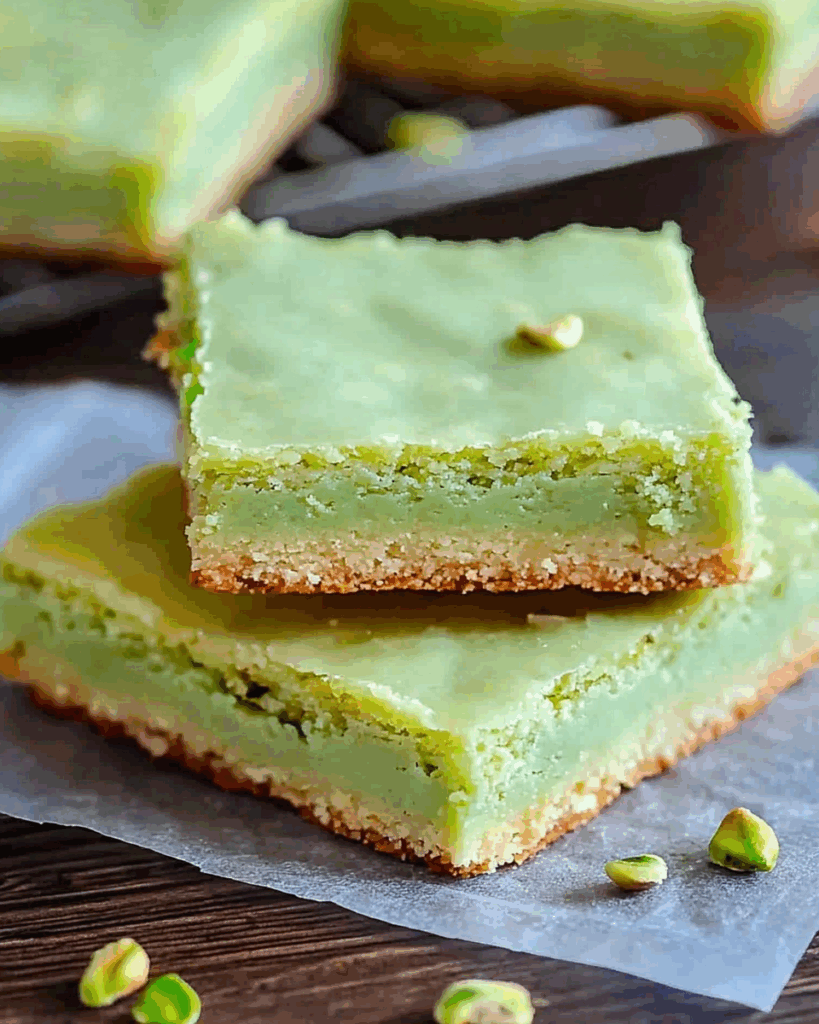 Pistachio Pudding Cookie Bars 3