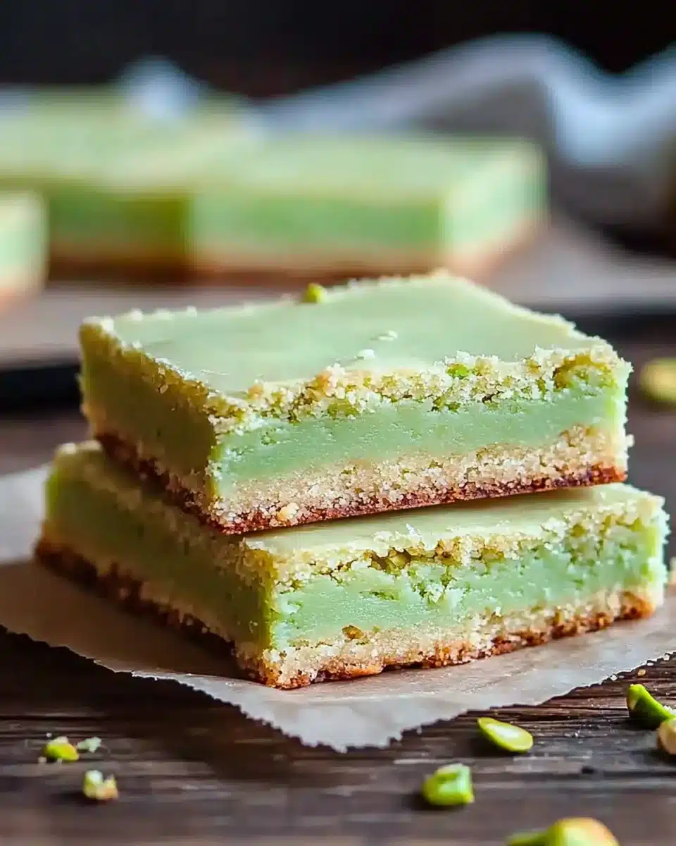 Pistachio Pudding Cookie Bars: A Delightful Sweet Treat!