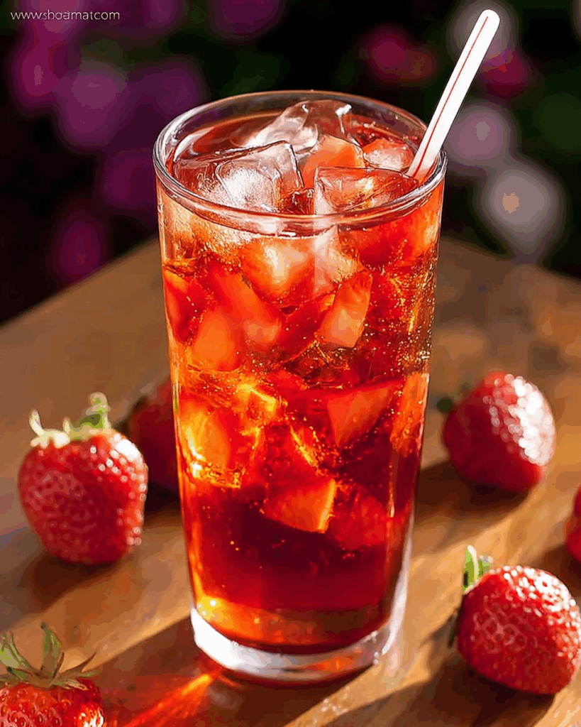 Refreshing Strawberry Iced Tea 3