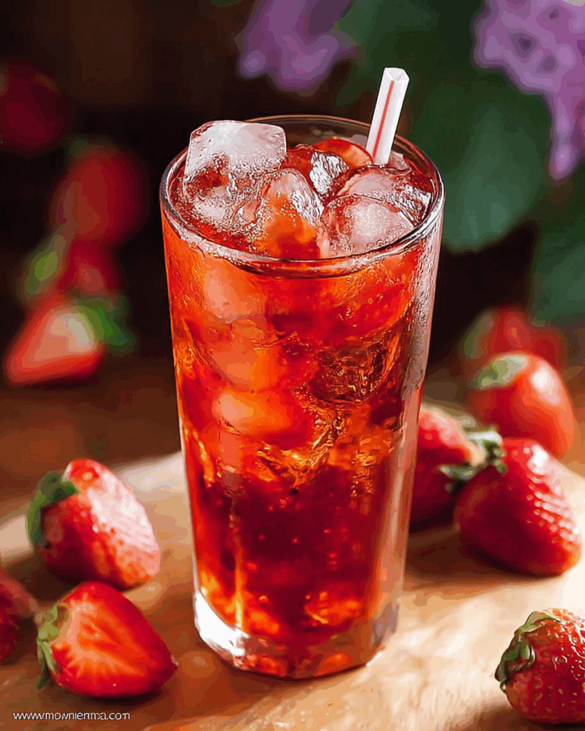 Refreshing Strawberry Iced Tea