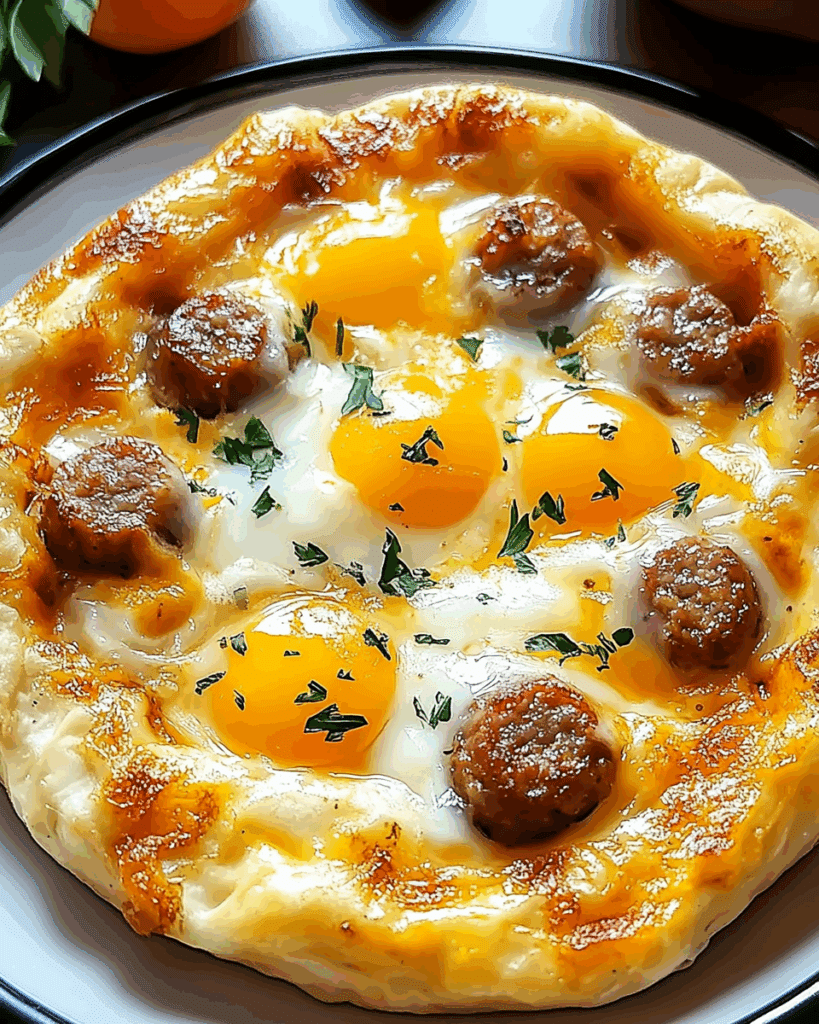 Sausage Egg and Cheese Breakfast 3
