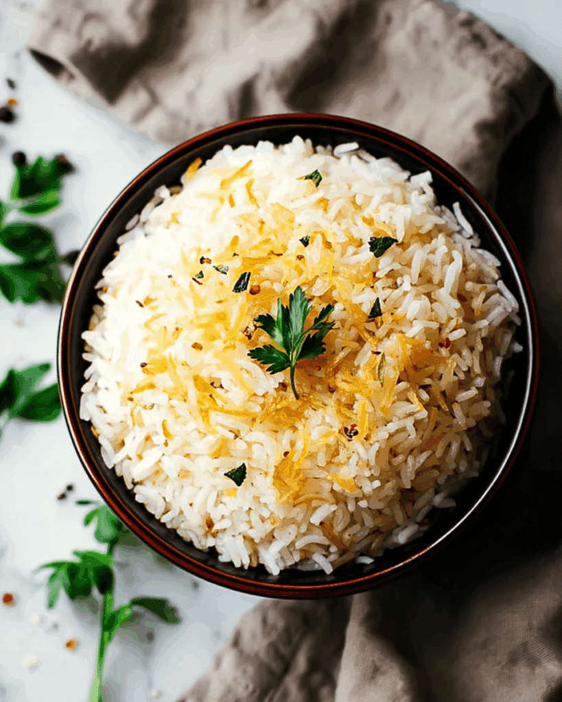 Savory Golden Onion Butter Jasmine Rice 2