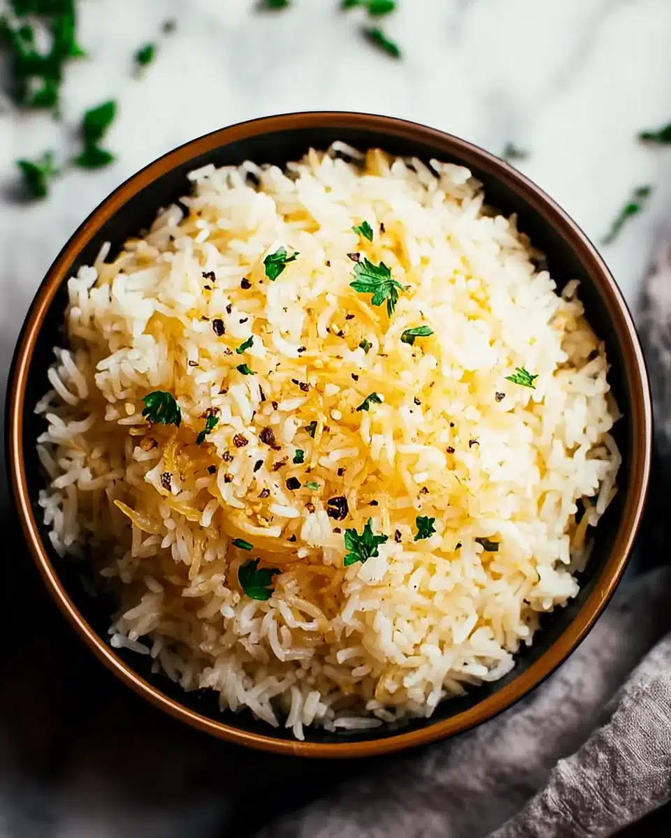 Savory Golden Onion Butter Jasmine Rice Recipe Unveiled!