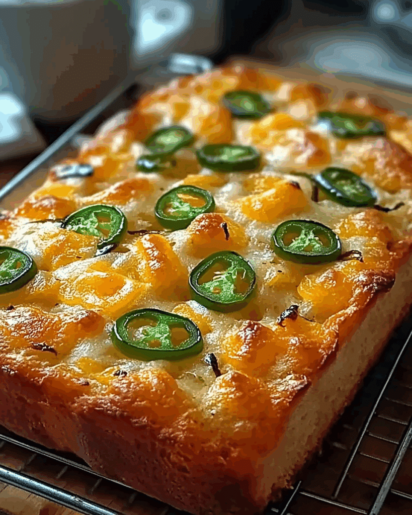 Spicy Cheddar Jalapeno Beer Bread 3 1