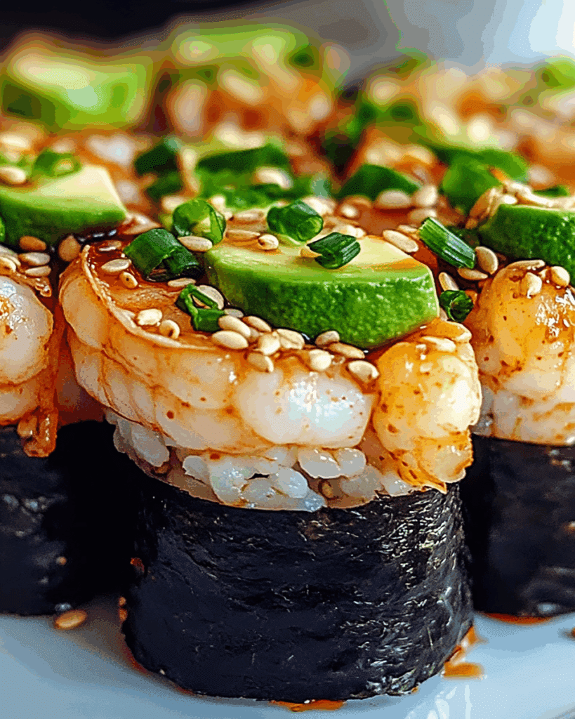 Spicy Shrimp Sushi Stacks 3