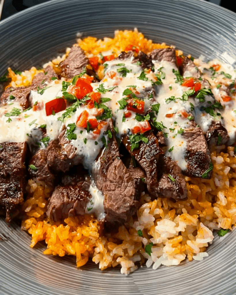 Steak Queso Rice Bowl 2