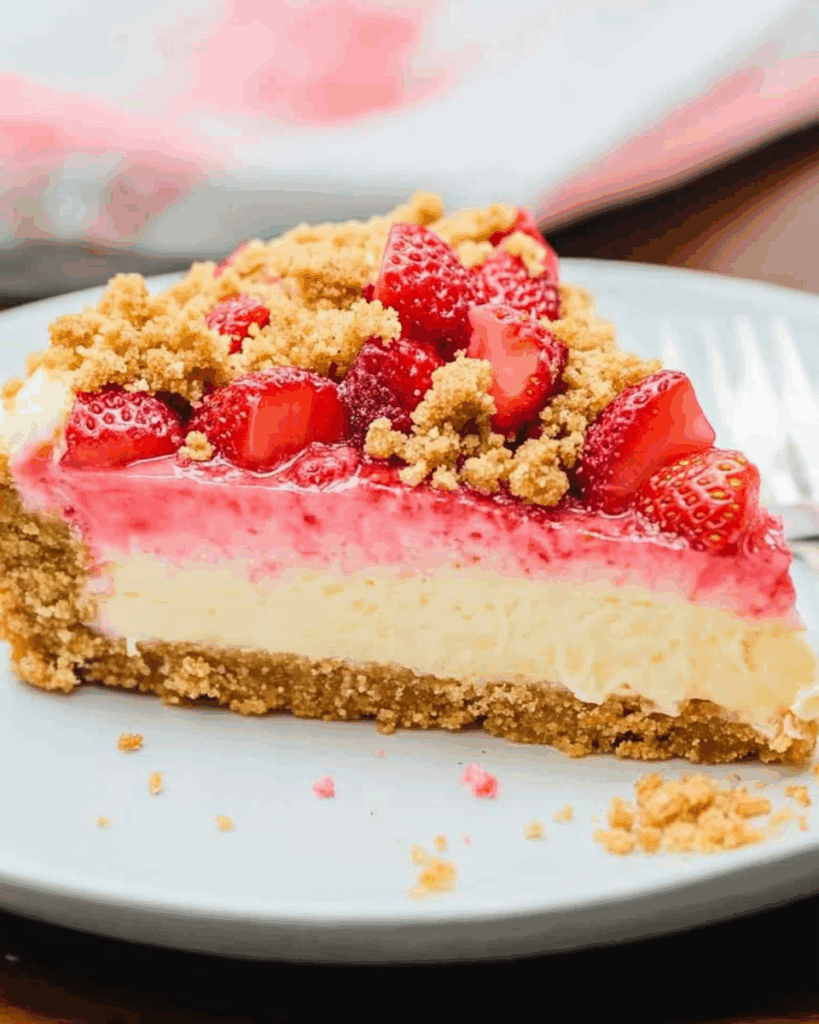 Strawberry Crunch Cheesecake 2