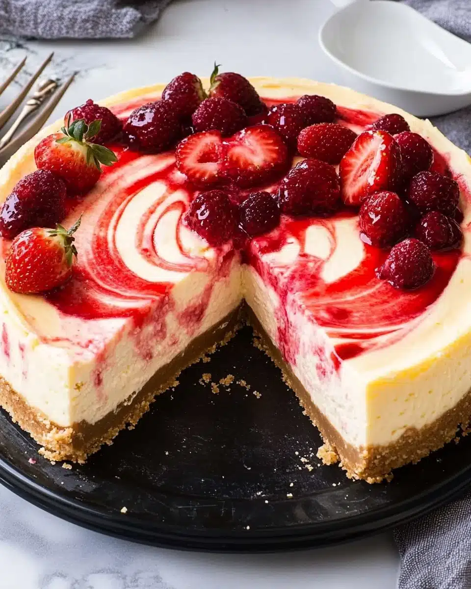 Strawberry Swirl Cheesecake: Discover the Perfect Recipe!