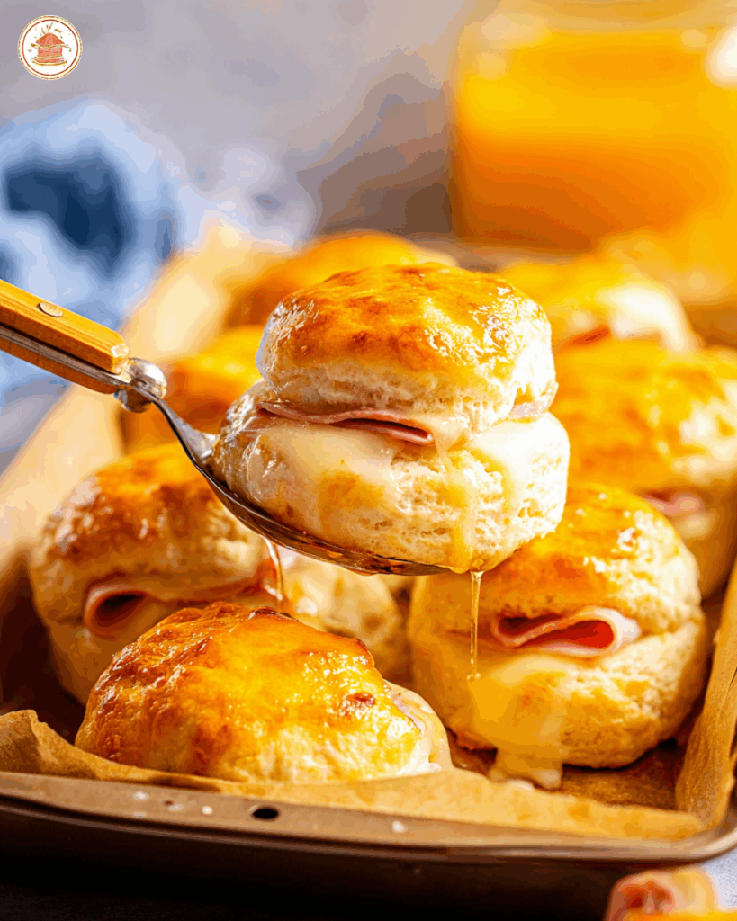 Warm Honey Ham Biscuits 2
