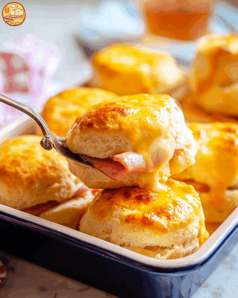 Warm Honey Ham Biscuits 3