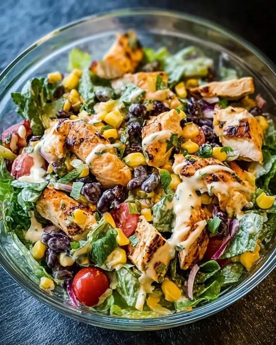 Zesty Southwest Chicken Salad: A Flavorful Recipe!