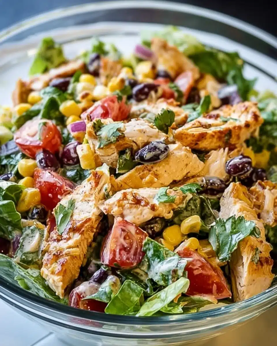 Zesty Southwest Chicken Salad: A Flavor-Packed Recipe!