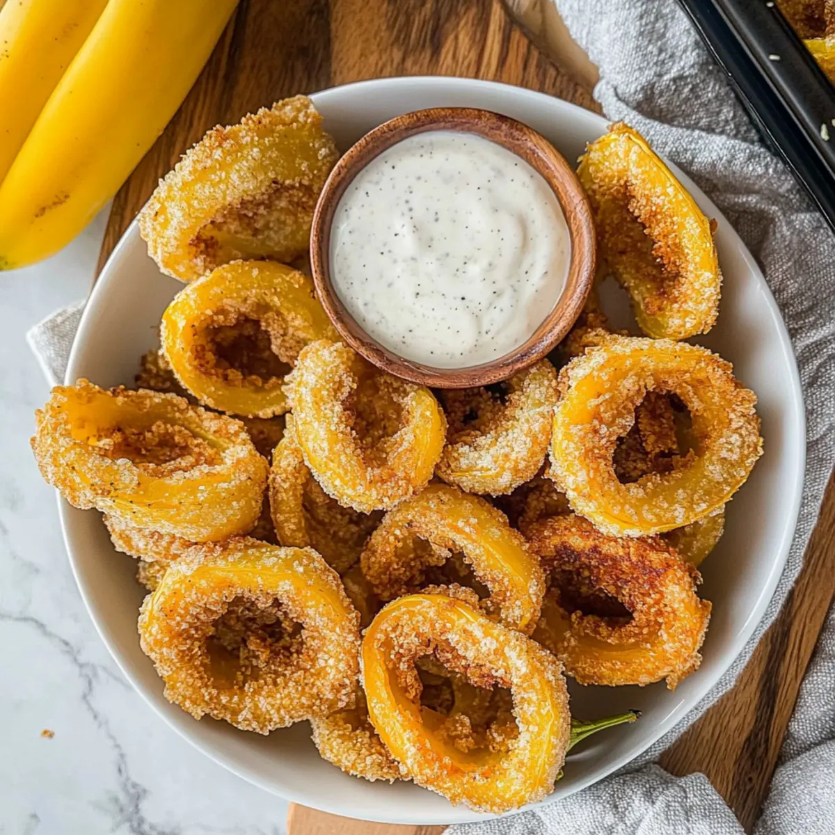 Crispy Air Fryer Banana Peppers: Quick 3-Ingredient Snack