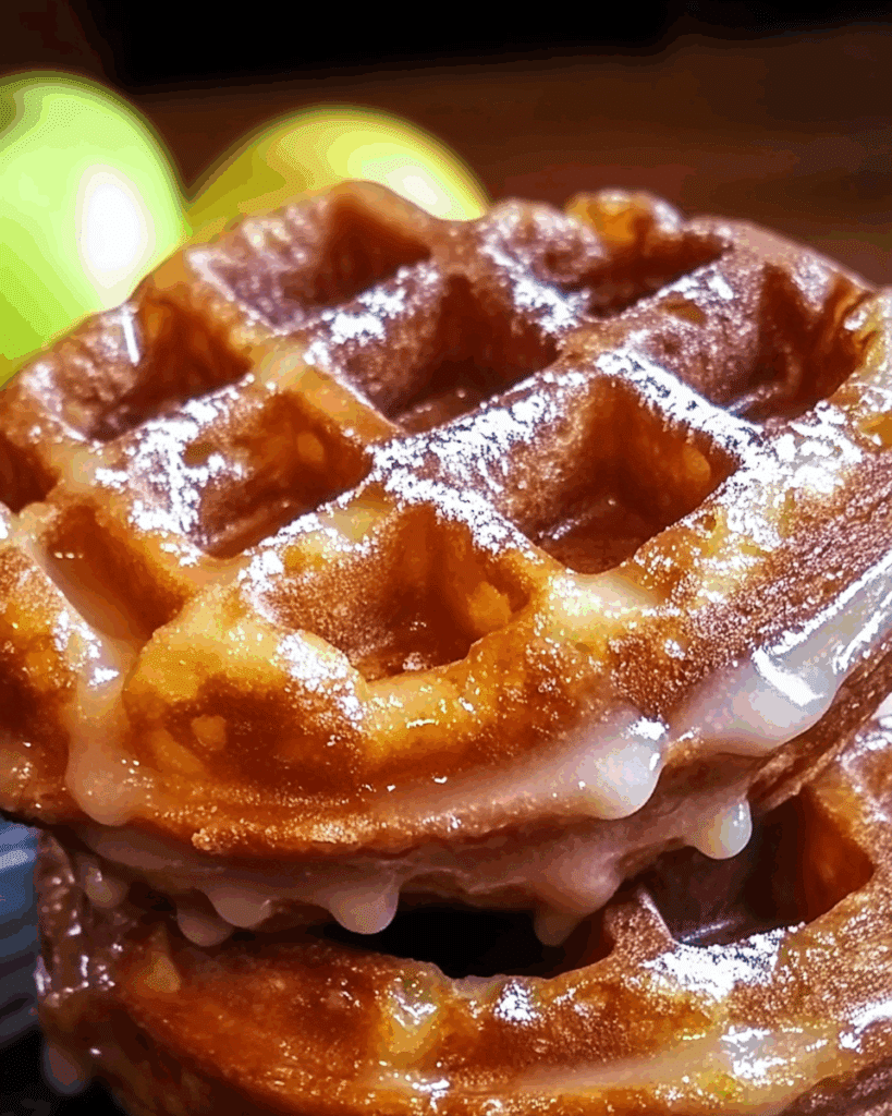 Apple Fritter Waffle Donuts 1