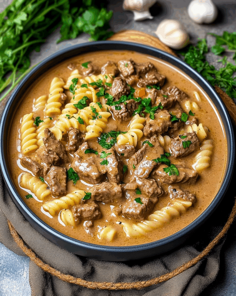 Beef Stroganoff Soup 3