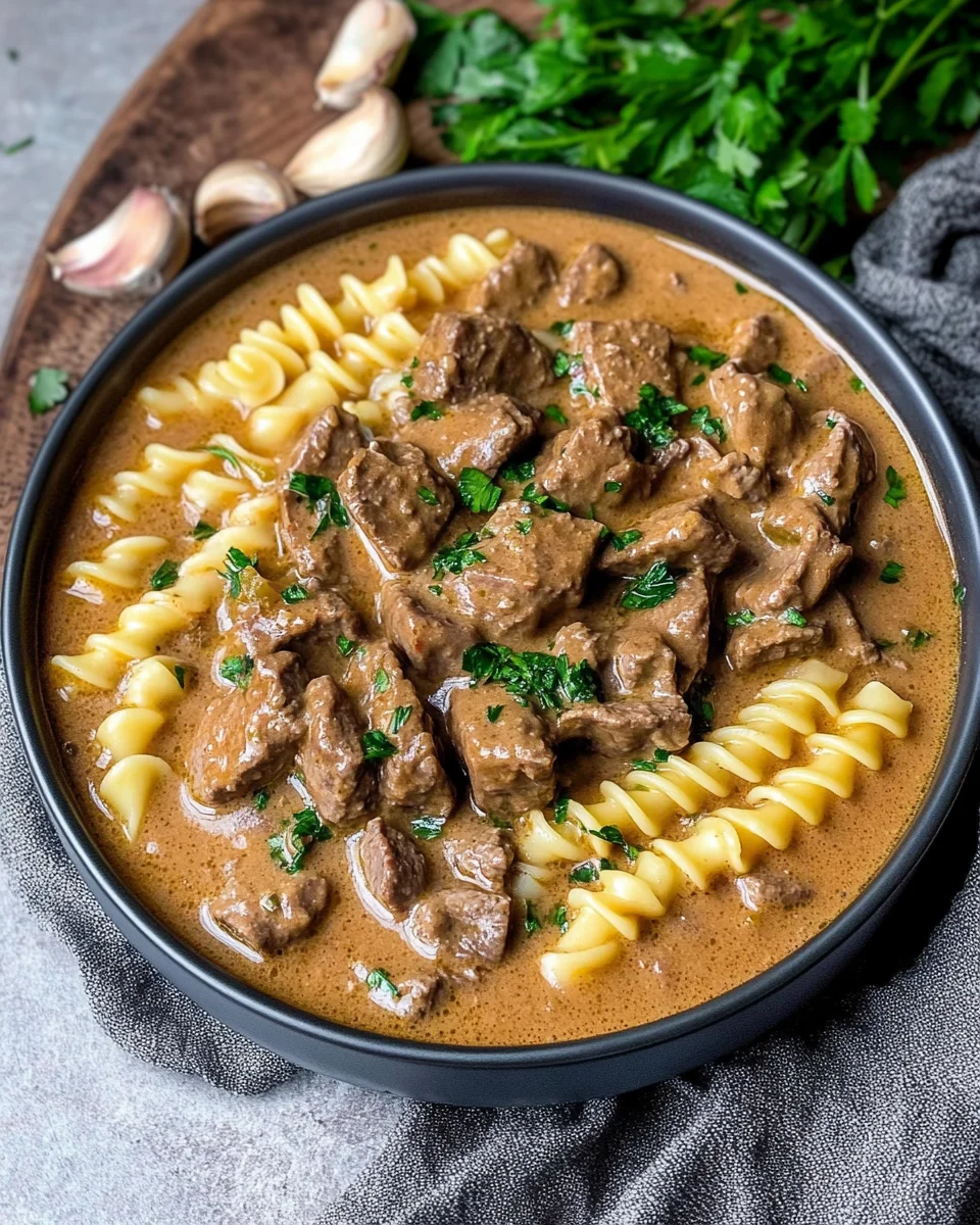Beef Stroganoff Soup: The Comfort Food You Need Now!