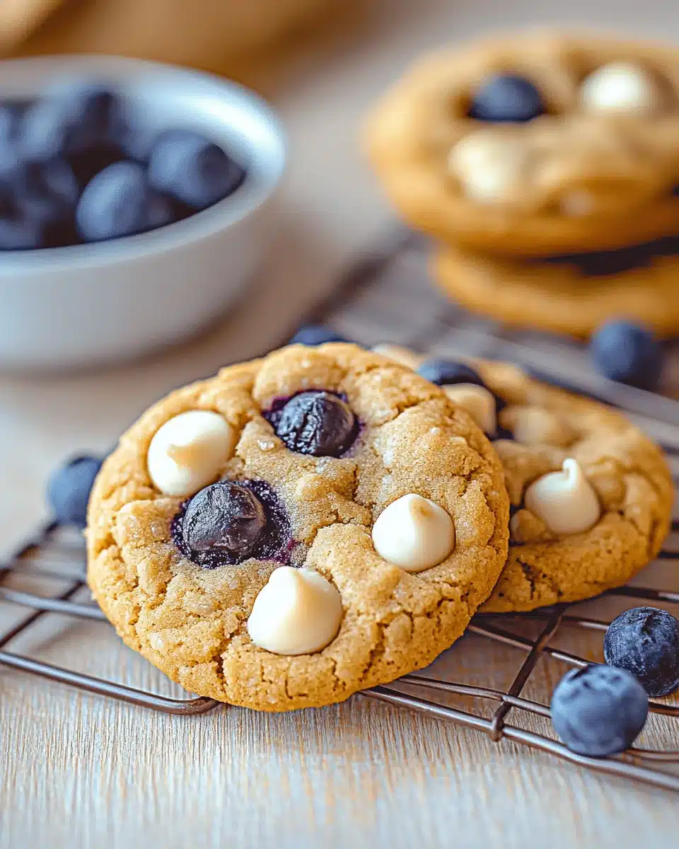 Blueberry White Chocolate Chip Cookies You’ll Love Today!