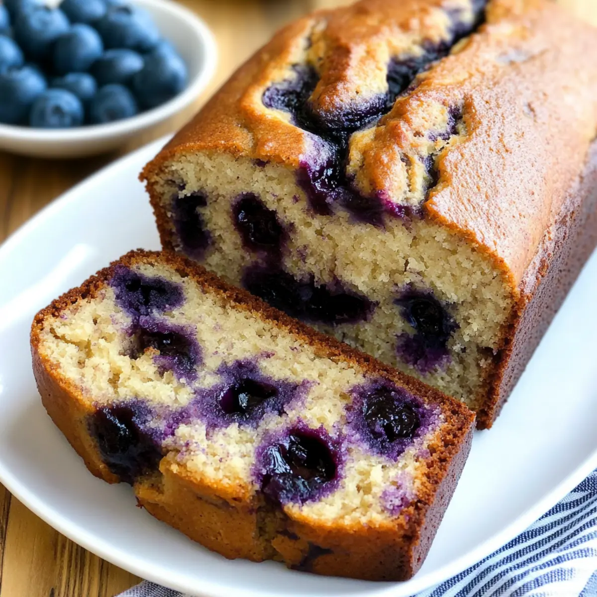 Blueberry Cinnamon Swirl Banana Bread btfpfp