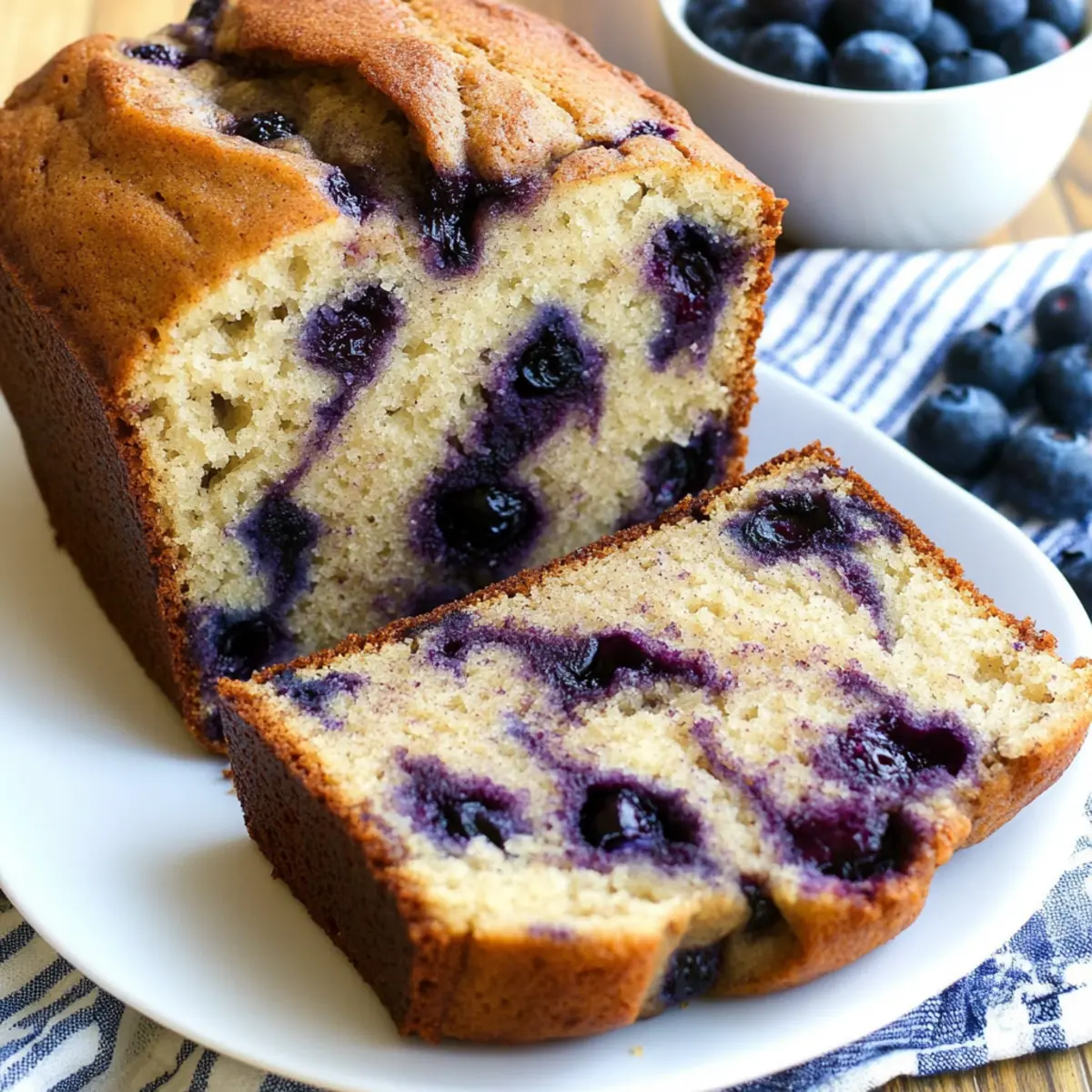 Irresistibly Moist Blueberry Cinnamon Swirl Banana Bread