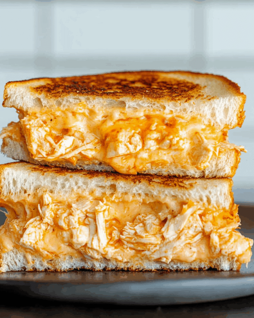 Buffalo Chicken Grilled Cheese 2