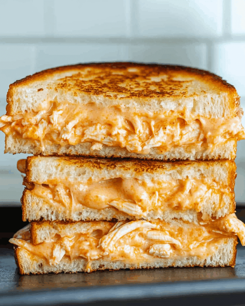 Buffalo Chicken Grilled Cheese 3