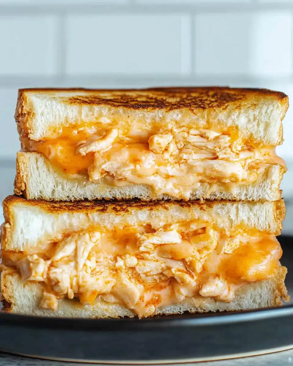 Buffalo Chicken Grilled Cheese: A Flavorful Twist Today!