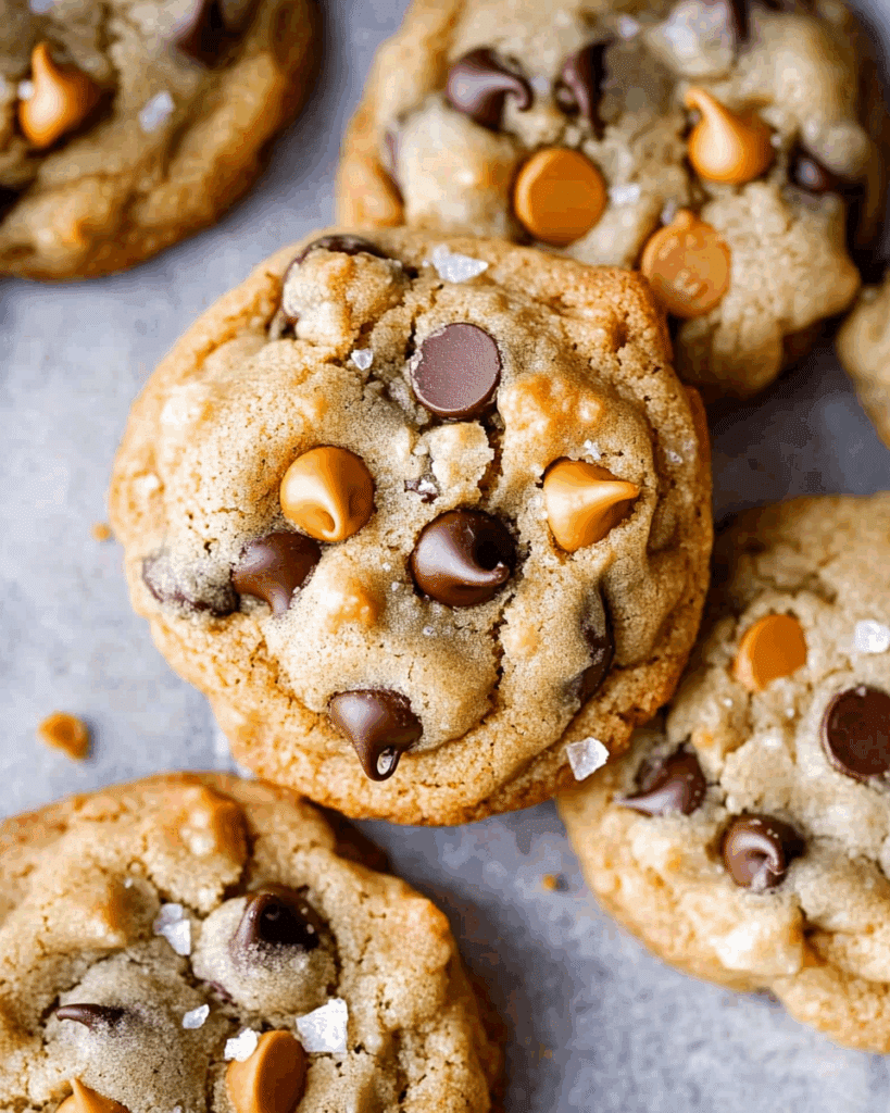 Butterscotch Chocolate Chip Cookies with Sea Salt 2