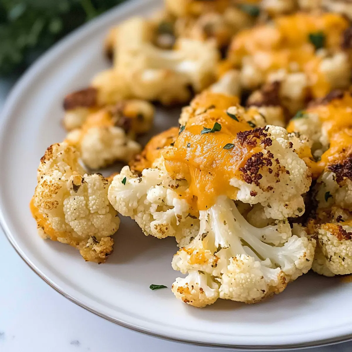 Cheddar Ranch Roasted Cauliflower epepuc