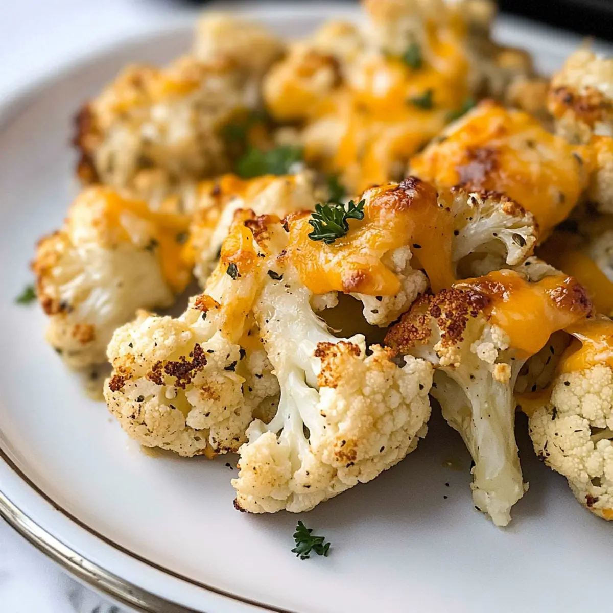 Cheddar Ranch Roasted Cauliflower: The Ultimate Keto Delight