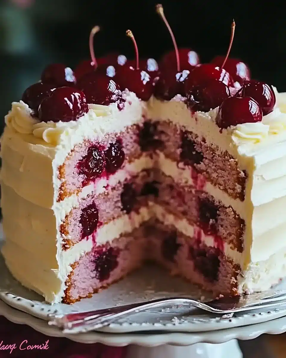 Cherry Layer Cake with Cherry Cream Cheese Frosting: Discover the Secret to a Moist, Flavorful Delight!