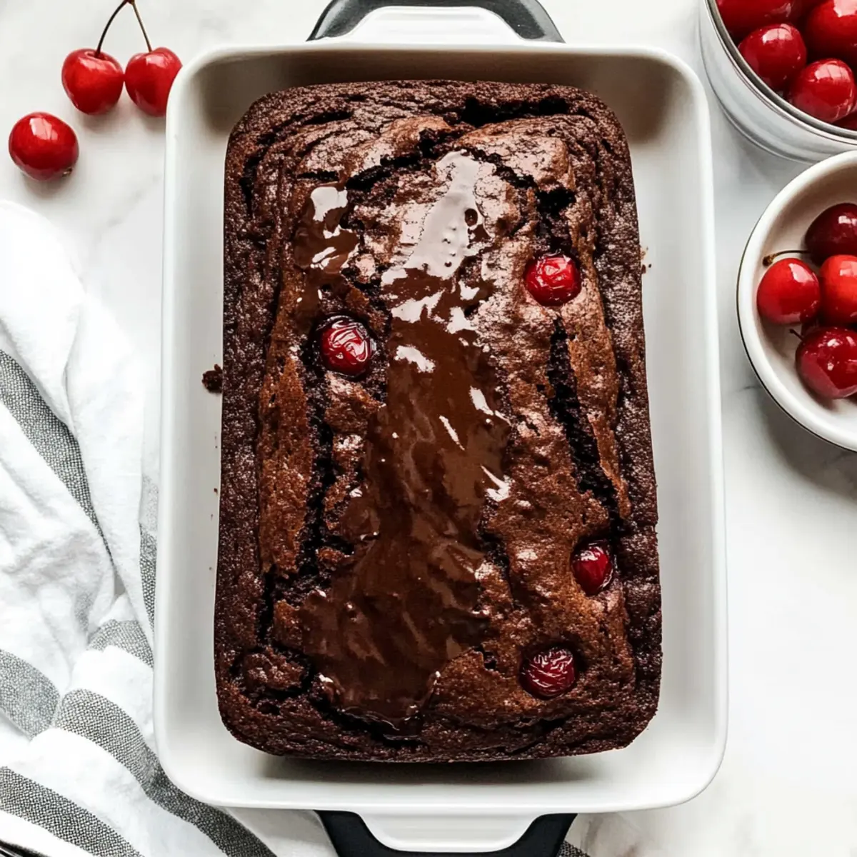 Cherry Brownie Bread yrshqf