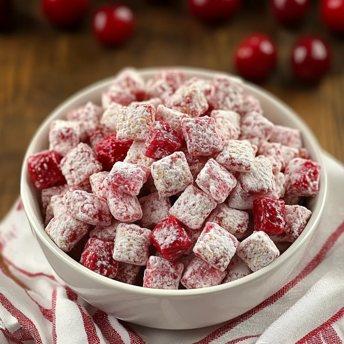 Cherry Cheesecake Puppy Chow: A Sweet Treat You’ll Love