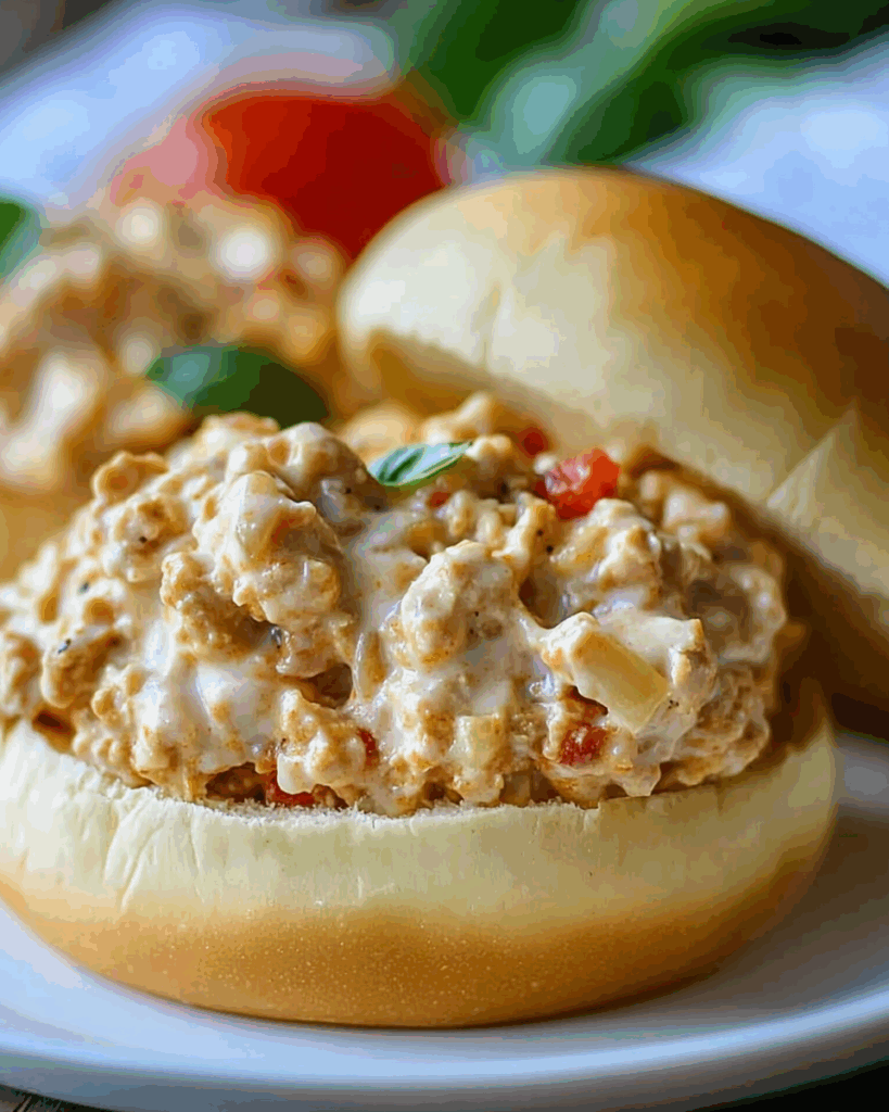Chicken Alfredo Sloppy Joes 2