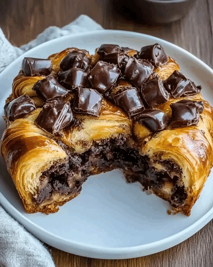 Chocolate Croissant Breakfast Bake 2