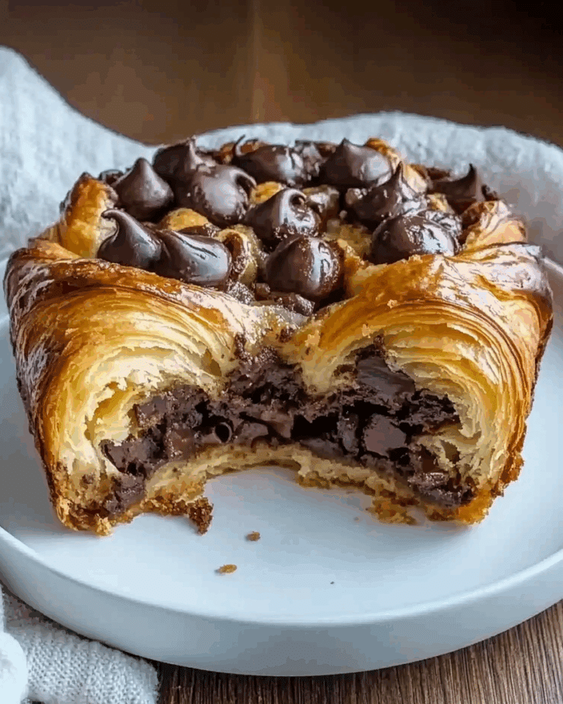 Chocolate Croissant Breakfast Bake 3
