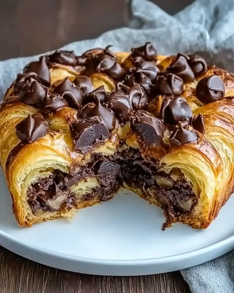 Chocolate Croissant Breakfast Bake is a must-try recipe!