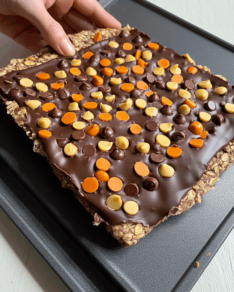 Chocolate Peanut Butter Bark 2