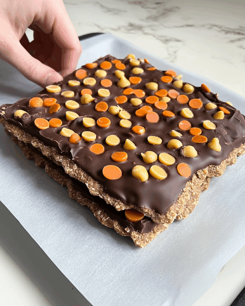 Chocolate Peanut Butter Bark 3