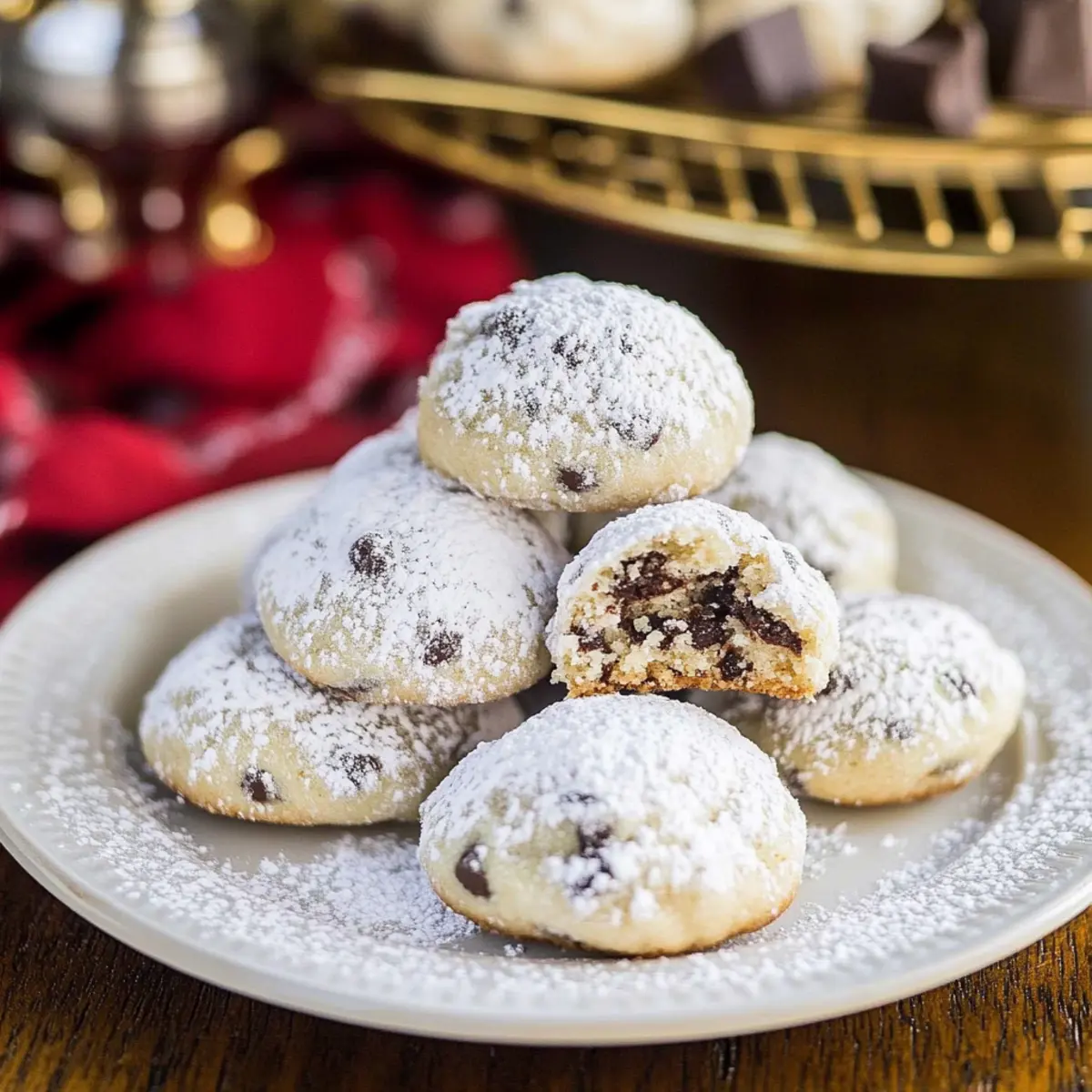 Chocolate Chip Snowball Cookies rq3pi4
